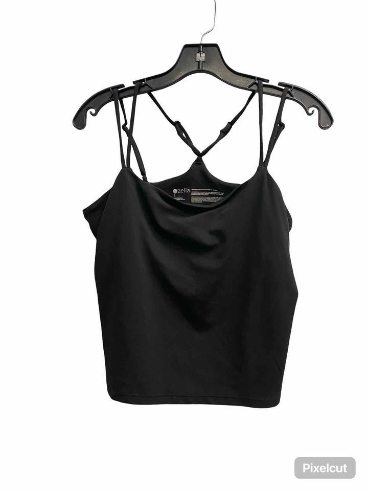Zella Size L Black Athletic Tank Top