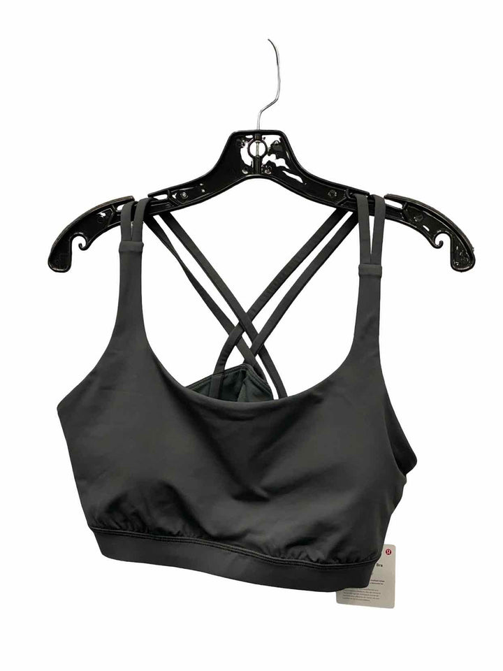 Lululemon Size 12 Gray Athletic Bra