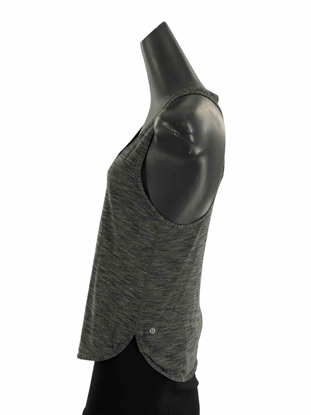 Lululemon Size 6 Grey Heather Athletic Tank Top