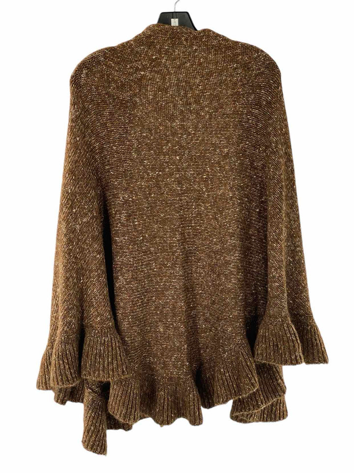 Cabi Size o/s Brown Shawl Sweater