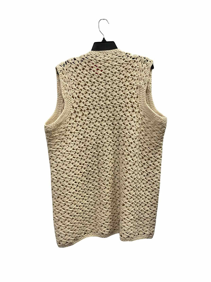 Unknown Brand Size M/L Beige Vest Sweater