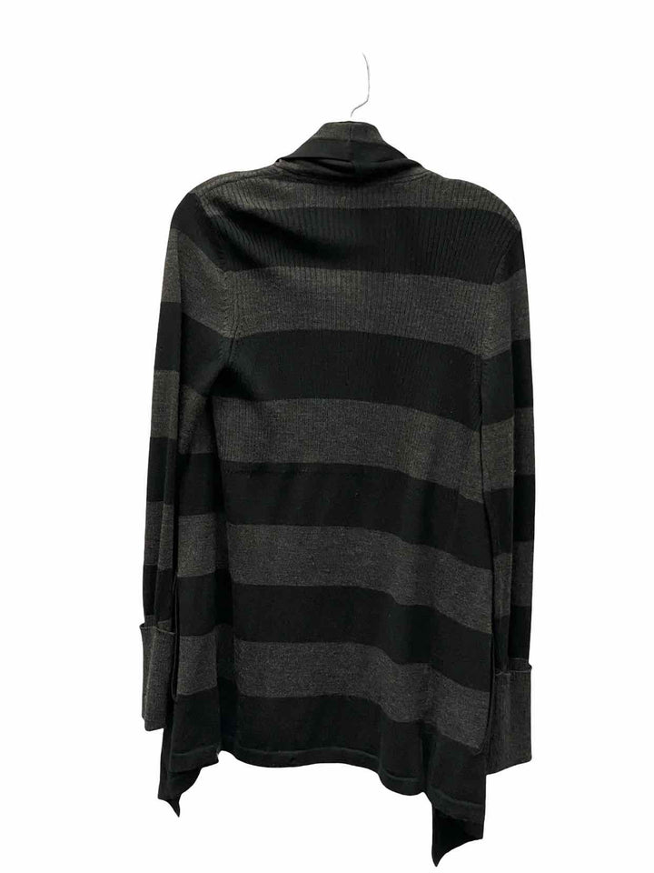 Eddie Bauer Size S Black stripe Sweater
