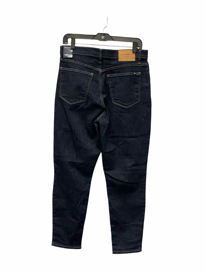 Lucky Brand Size 14 Blue high rise skinny Pants