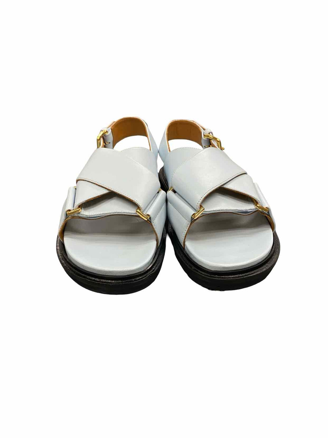 Marni Shoe Size 38 Baby Blue Leather Sandals