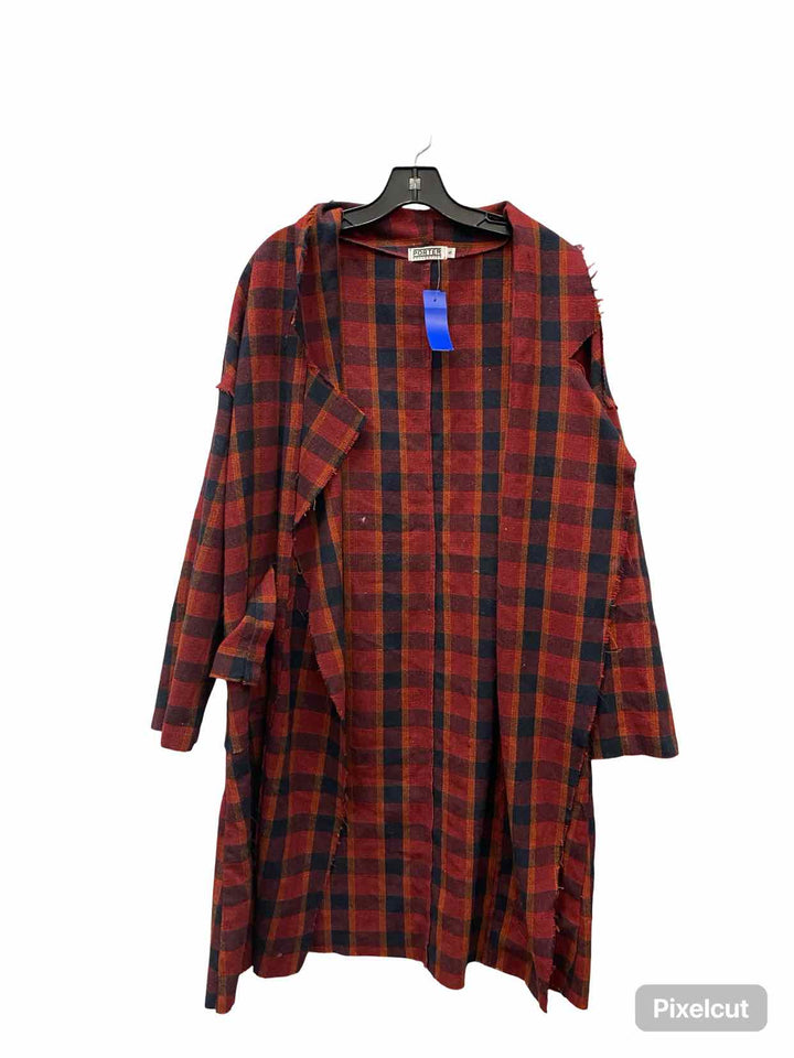 Porter Collective Size S Red Plaid Jacket