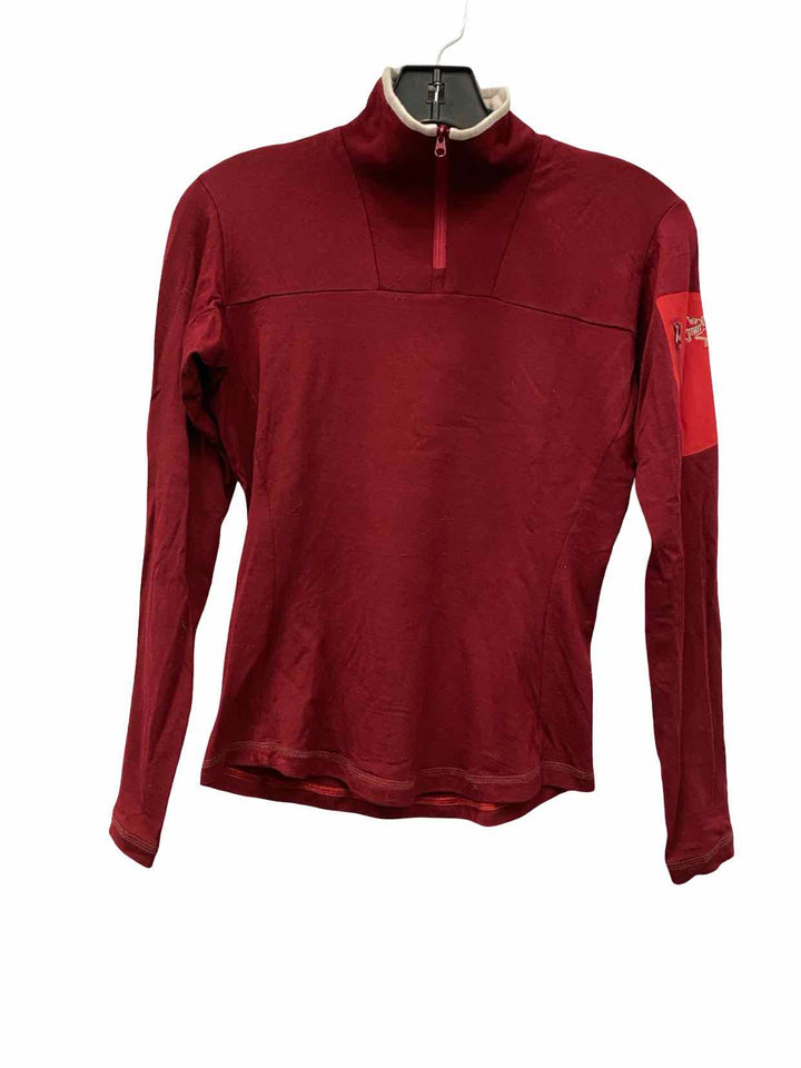 Arc'Teryx Size S/P Red Long Sleeve Shirts