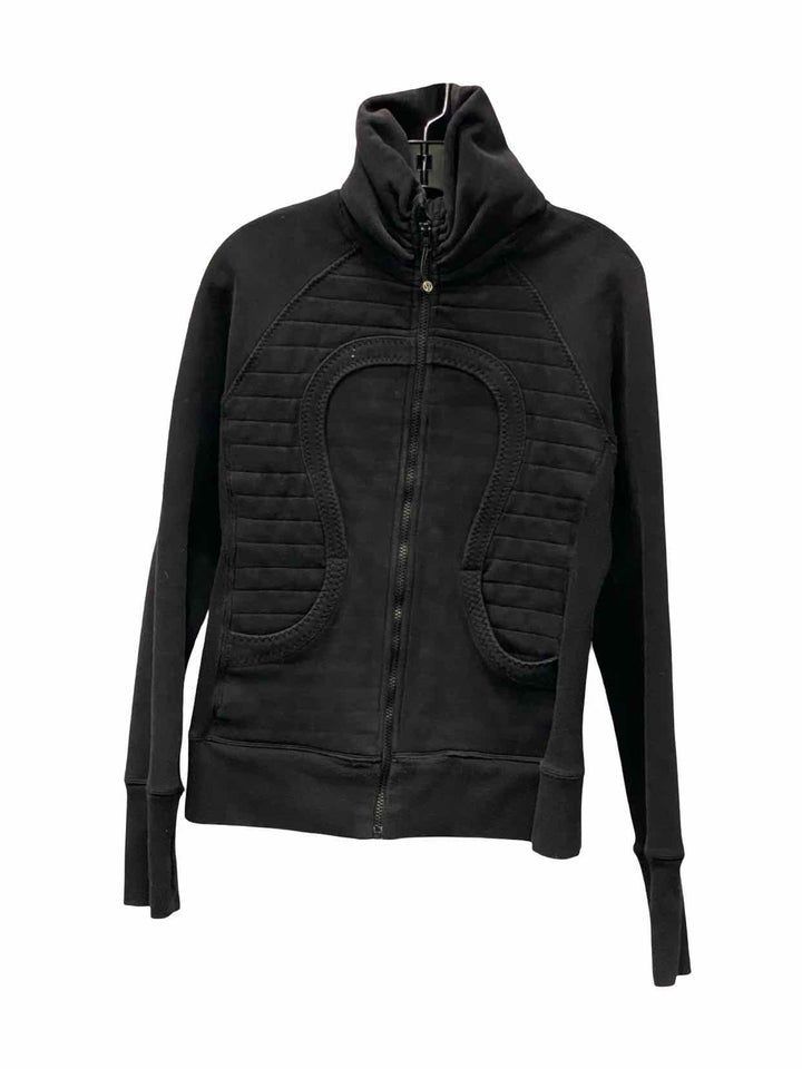 Lululemon Size 8 Black Cuddle Up Sweatshirt