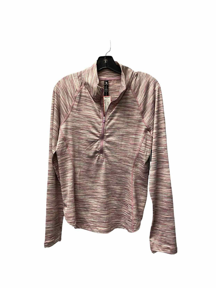 90 Degrees by Reflex Size M Pink Athletic Long Sleeve