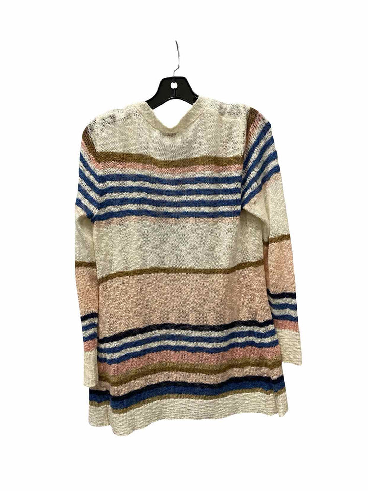 Stitches & Stripes Size S White Multi Long Sleeve Shirts