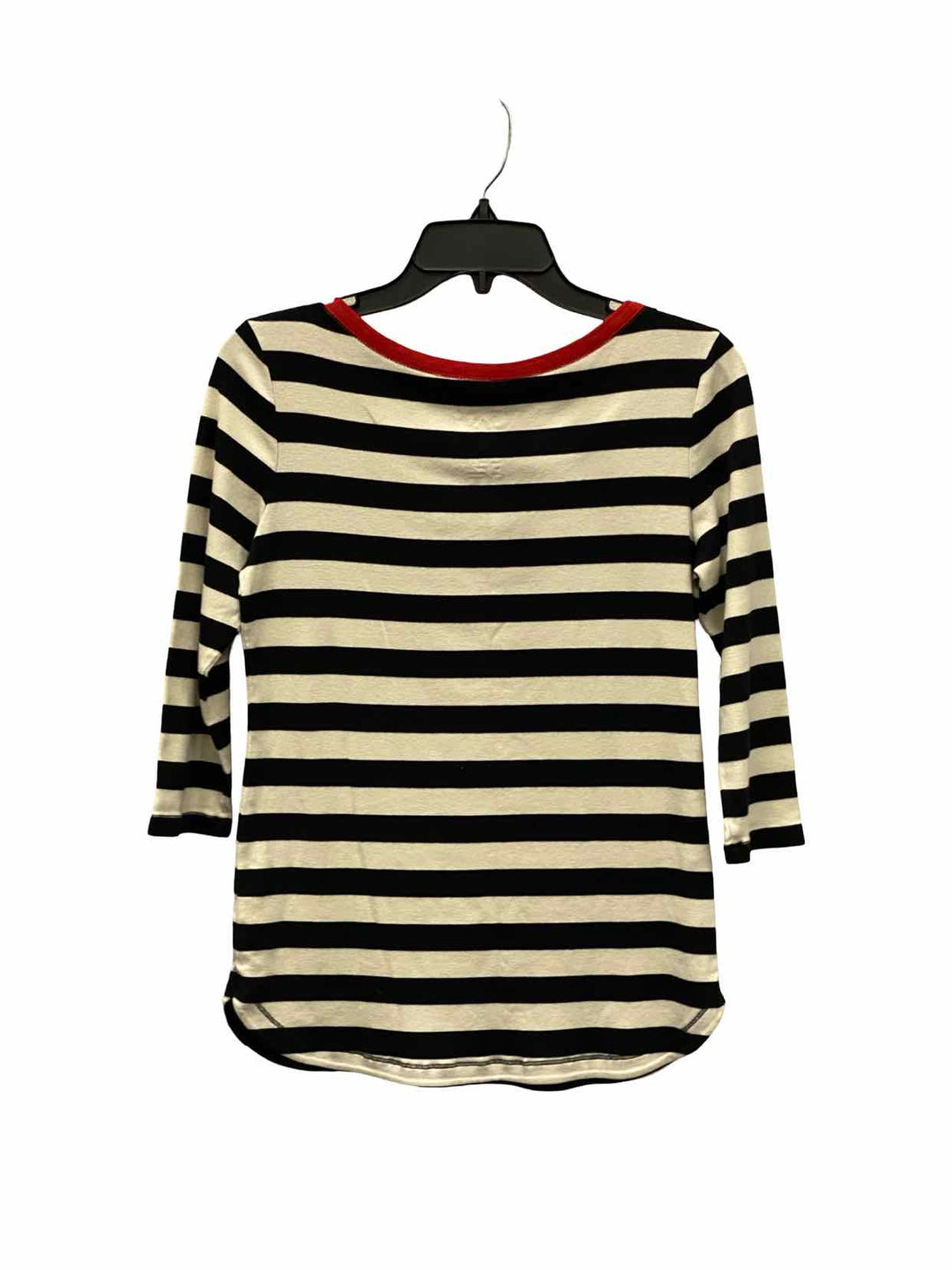 Gap Size M Black White Striped Long Sleeve Shirts