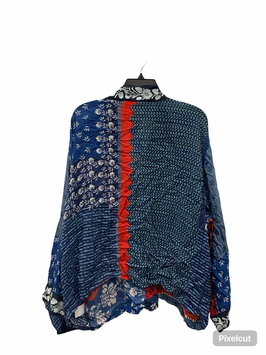 Johnny Was Size XL Blue Print Jacket