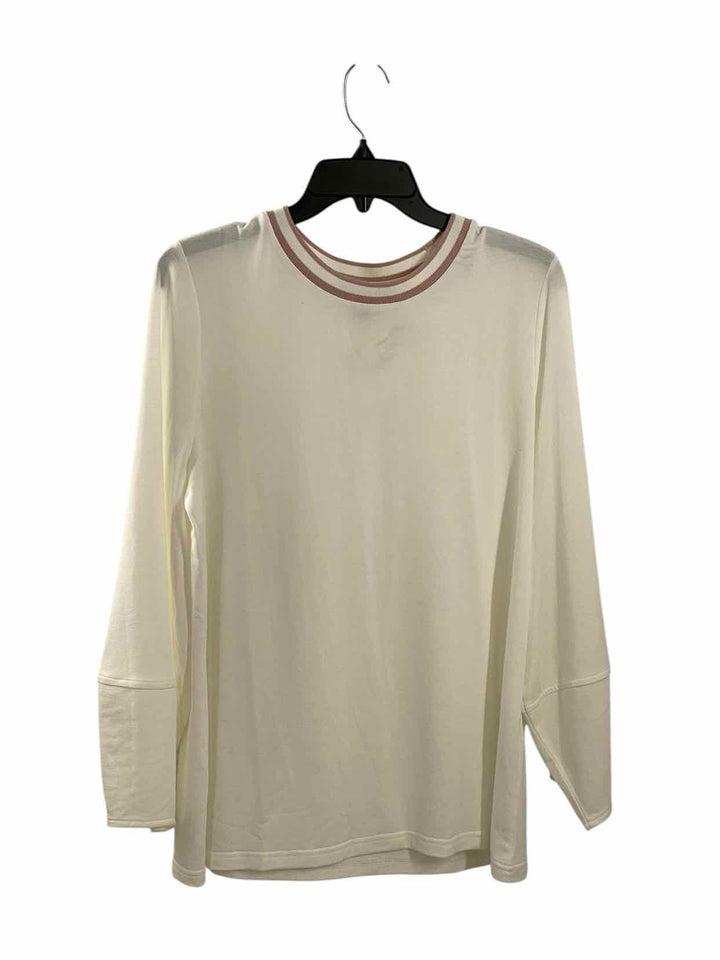 Banana Republic Size L Cream Long Sleeve Shirts