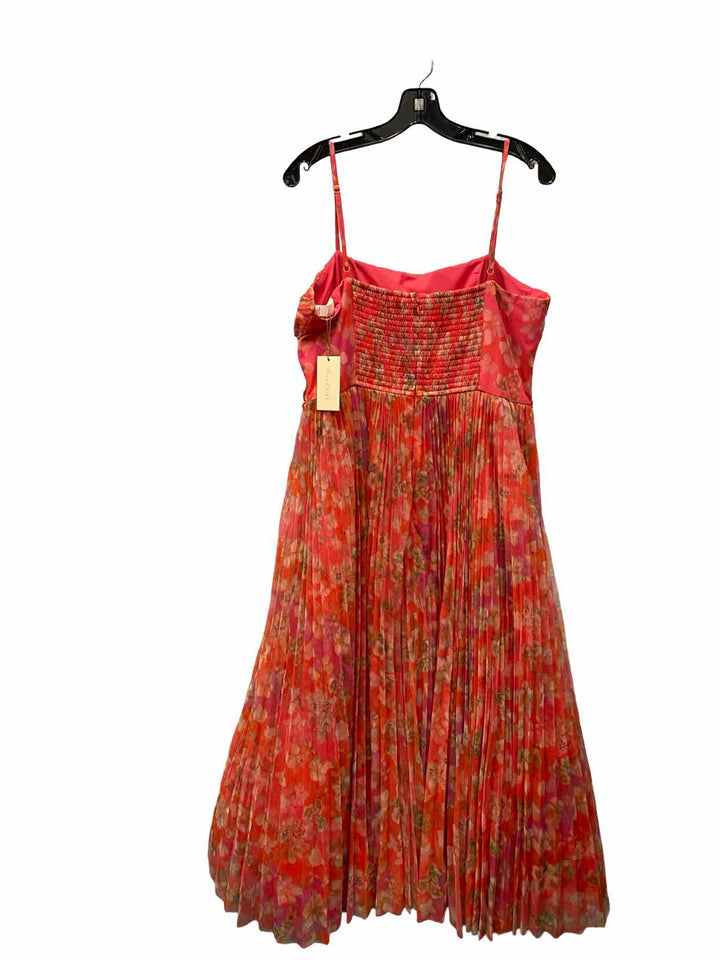 Hutch Size 14 Pink Floral Formal Dress(Long)