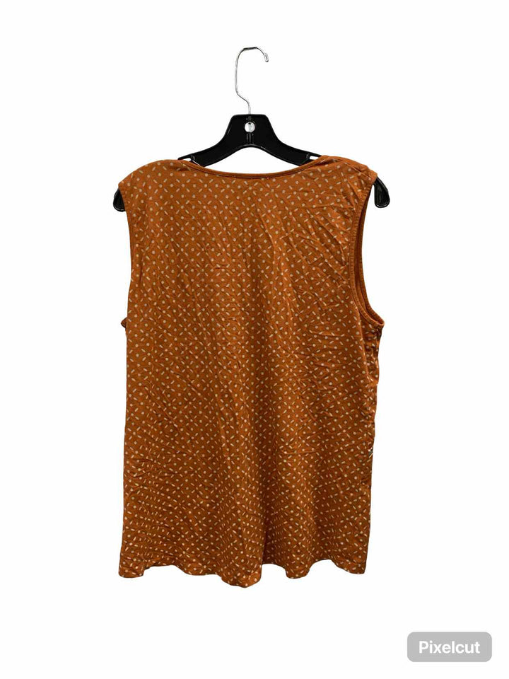 Sundance Size L Orange Tank Top