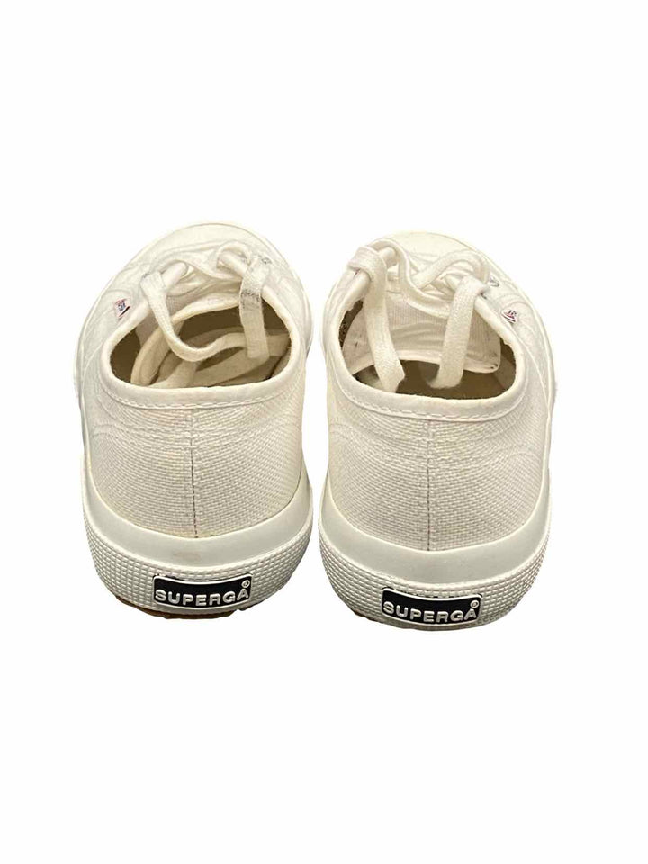 Superga Shoe Size 6 White Canvas Cotu Classic Sneakers