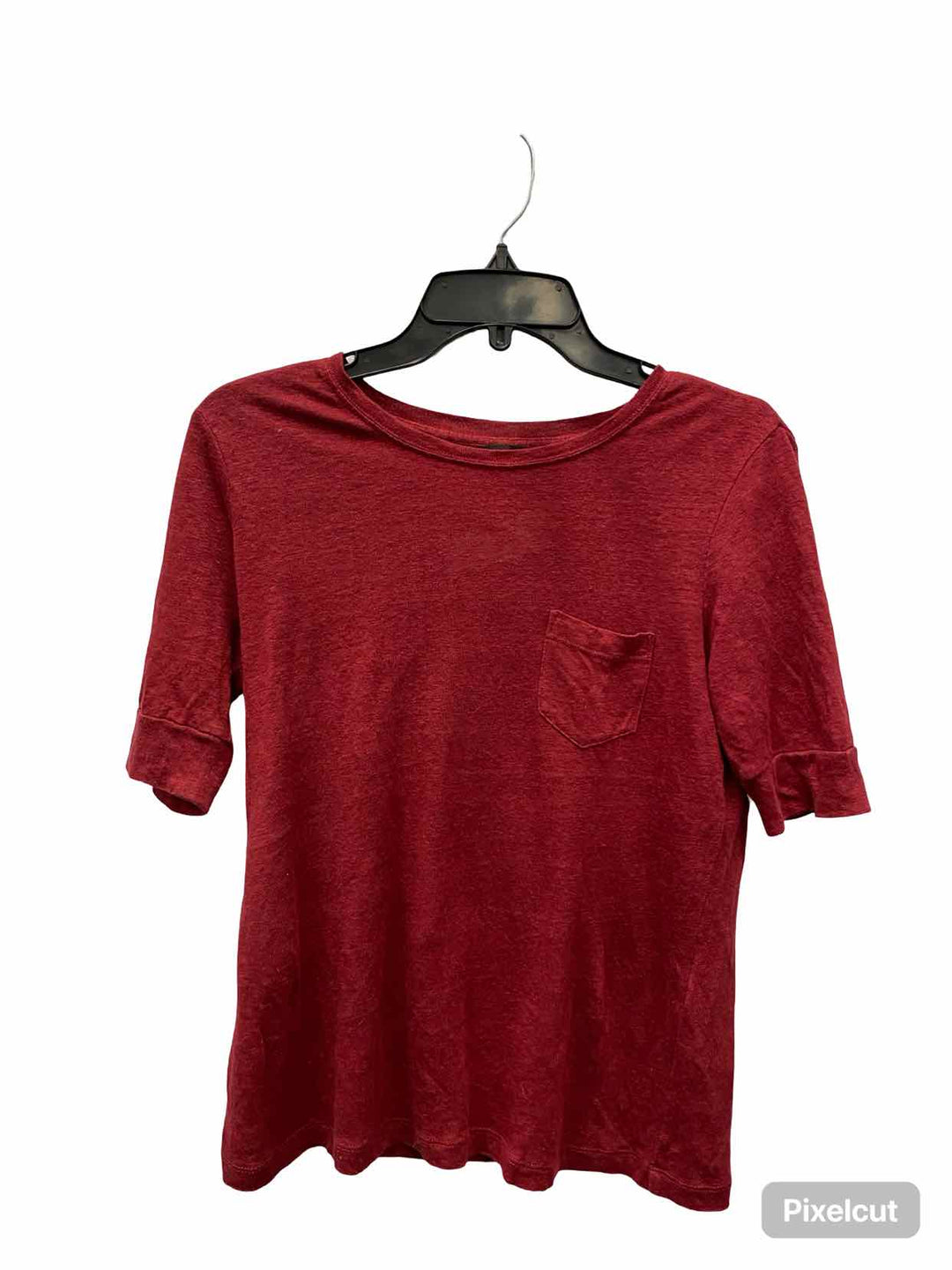 Banana Republic Size XS Red 100% Linen T-shirt