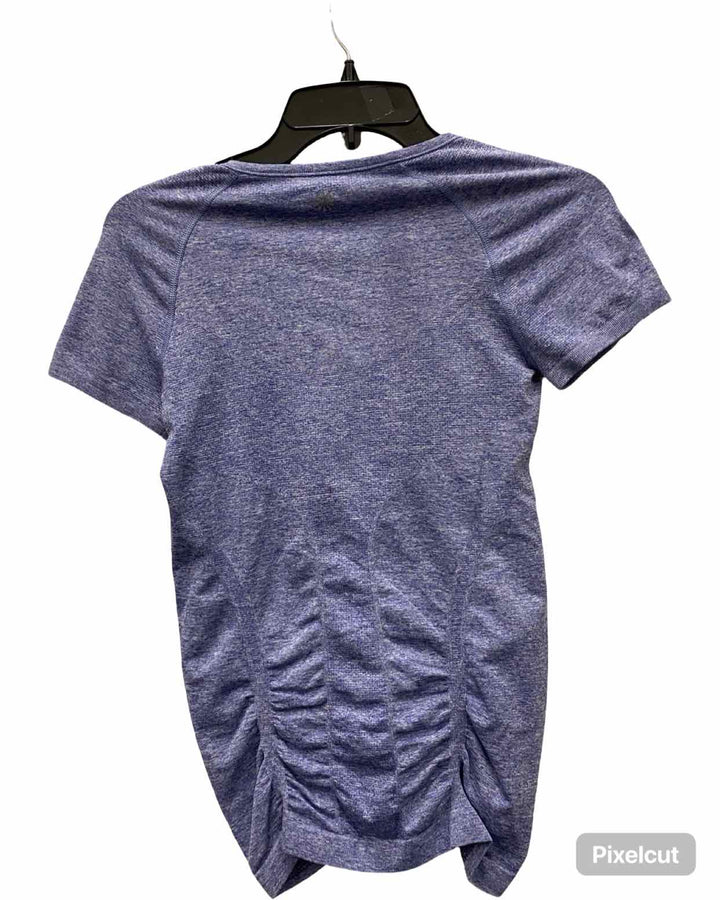 Athleta Size XS Purple Athletic Short Sleeve