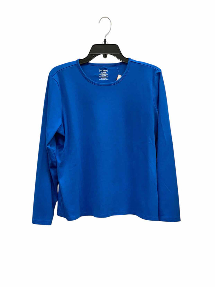 LL Bean Size XL Blue Long Sleeve Shirts