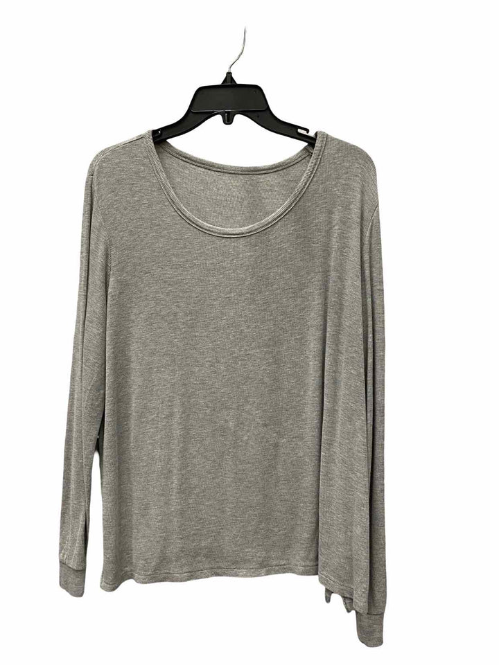 Cozy Earth Size L Grey Long Sleeve Shirts