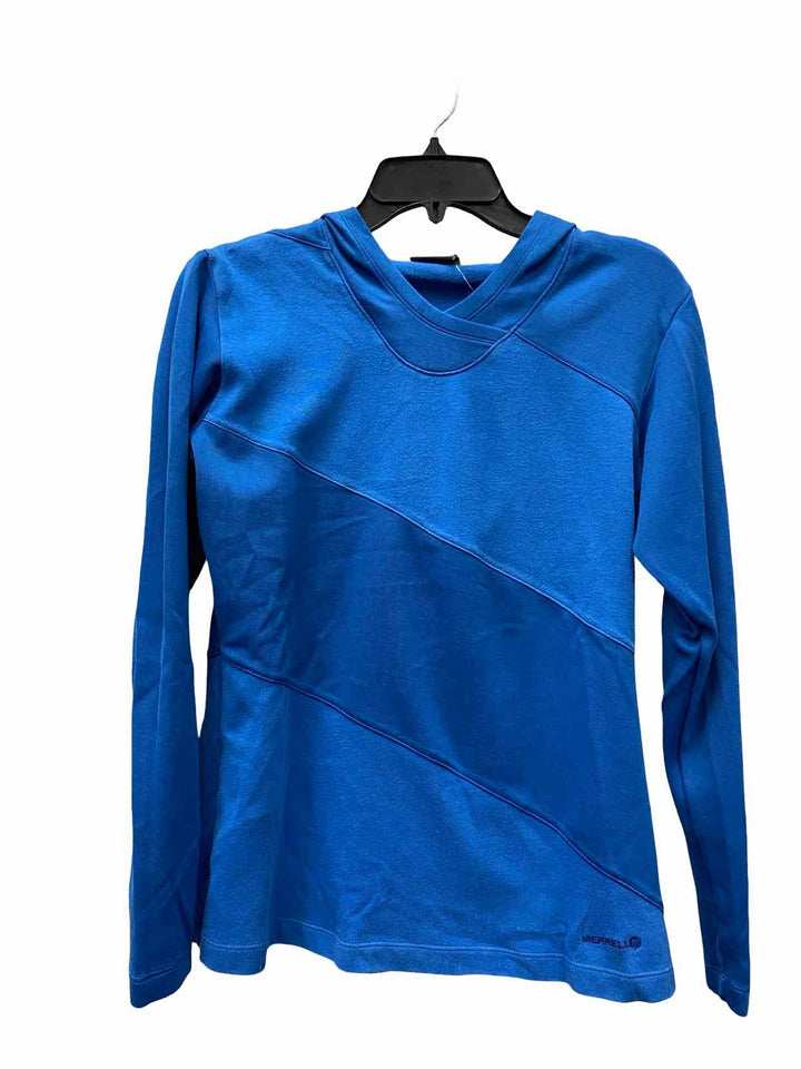 Merrell Size L Blue Athletic Long Sleeve
