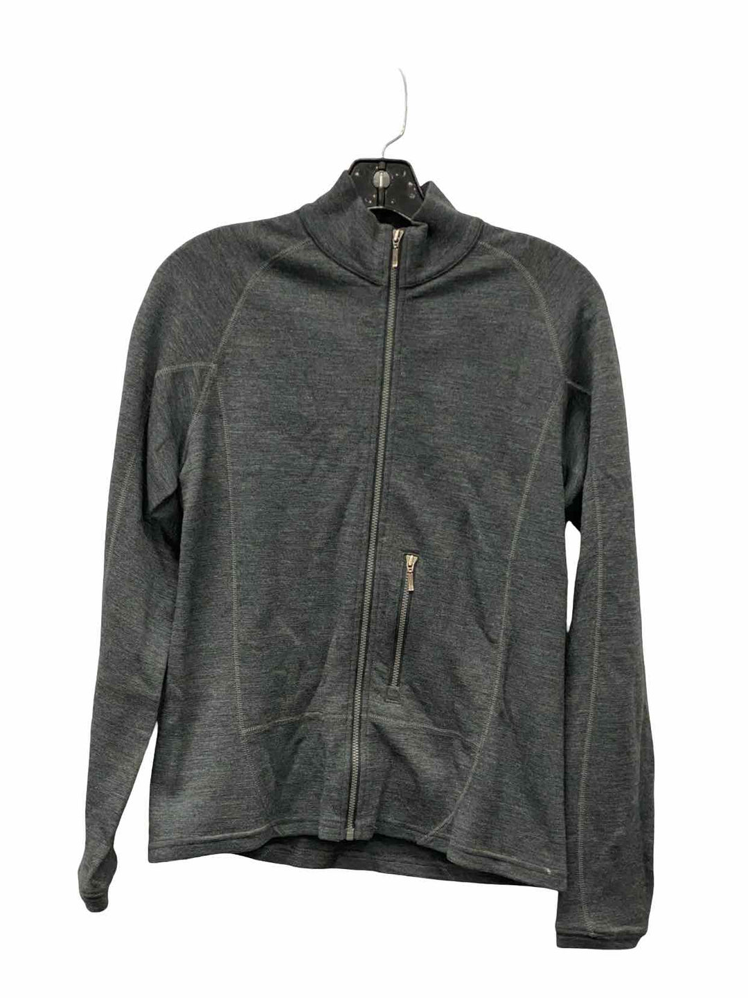 ibex Size M Gray Merino Wool Jacket