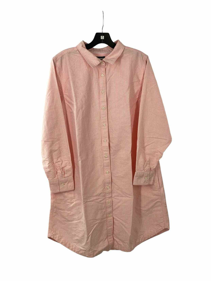 Lands End Size L Pink Dress