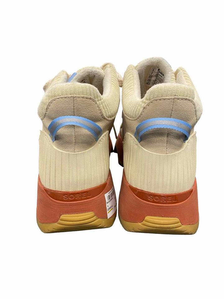 Sorel Shoe Size 9 Beige Leather Kinetic Impact Caribou Plus Boots(Ankle)