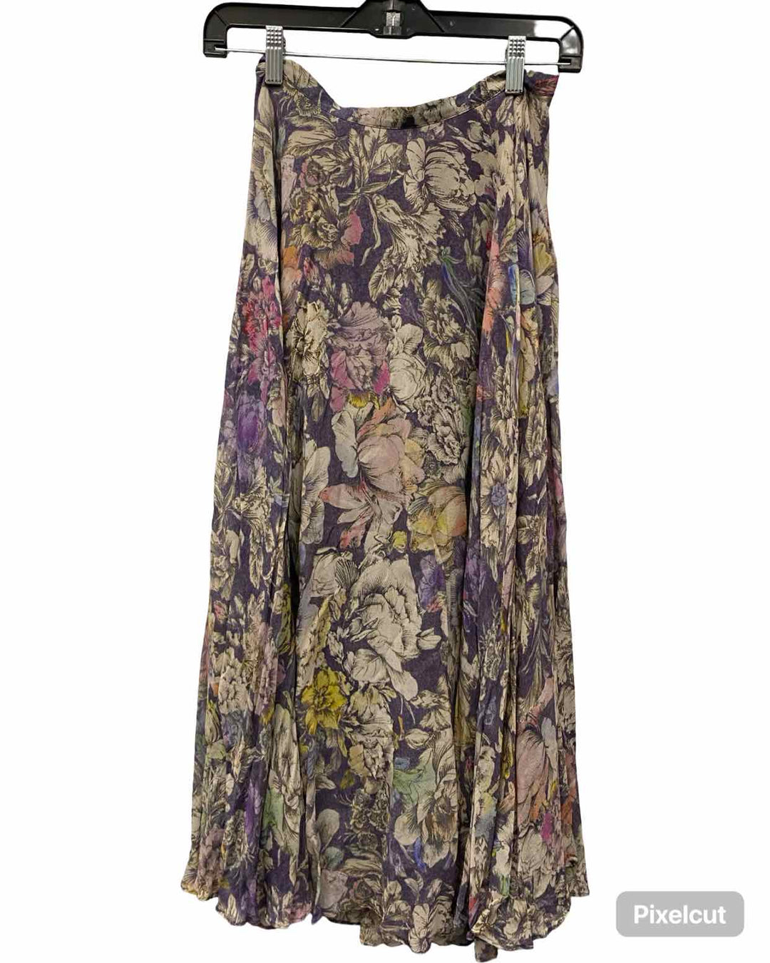 Anthropologie Size 2 Purple Multi Floral Skirt
