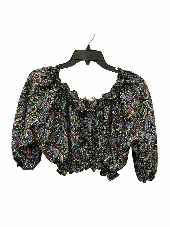 Kathmandu Size M/L Blue Multi Print Long Sleeve Shirts
