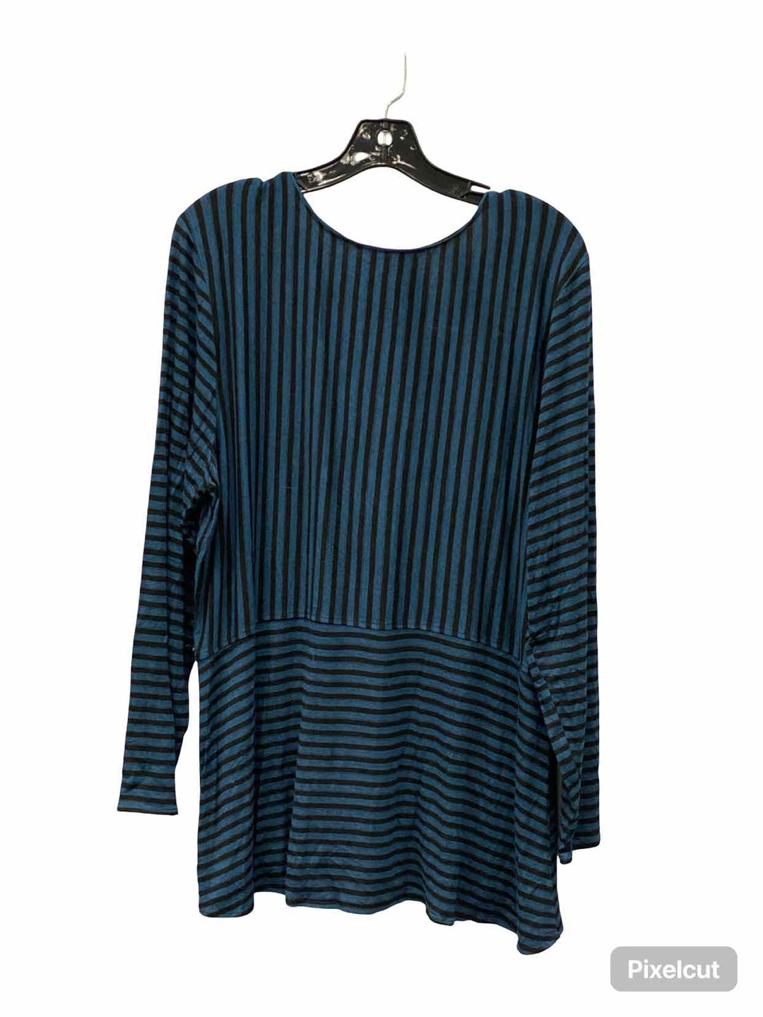 Habitat Size XL Blue Black Striped Long Sleeve Shirts