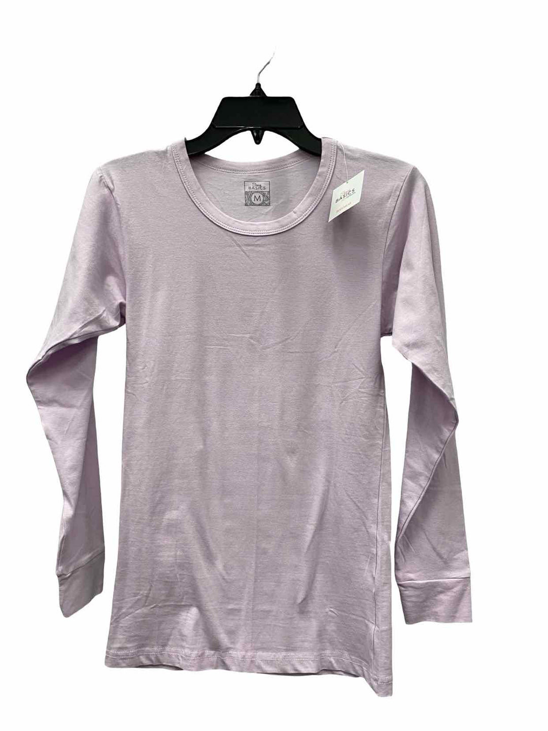 Sexy Basics Size M Lavender Long Sleeve Shirts
