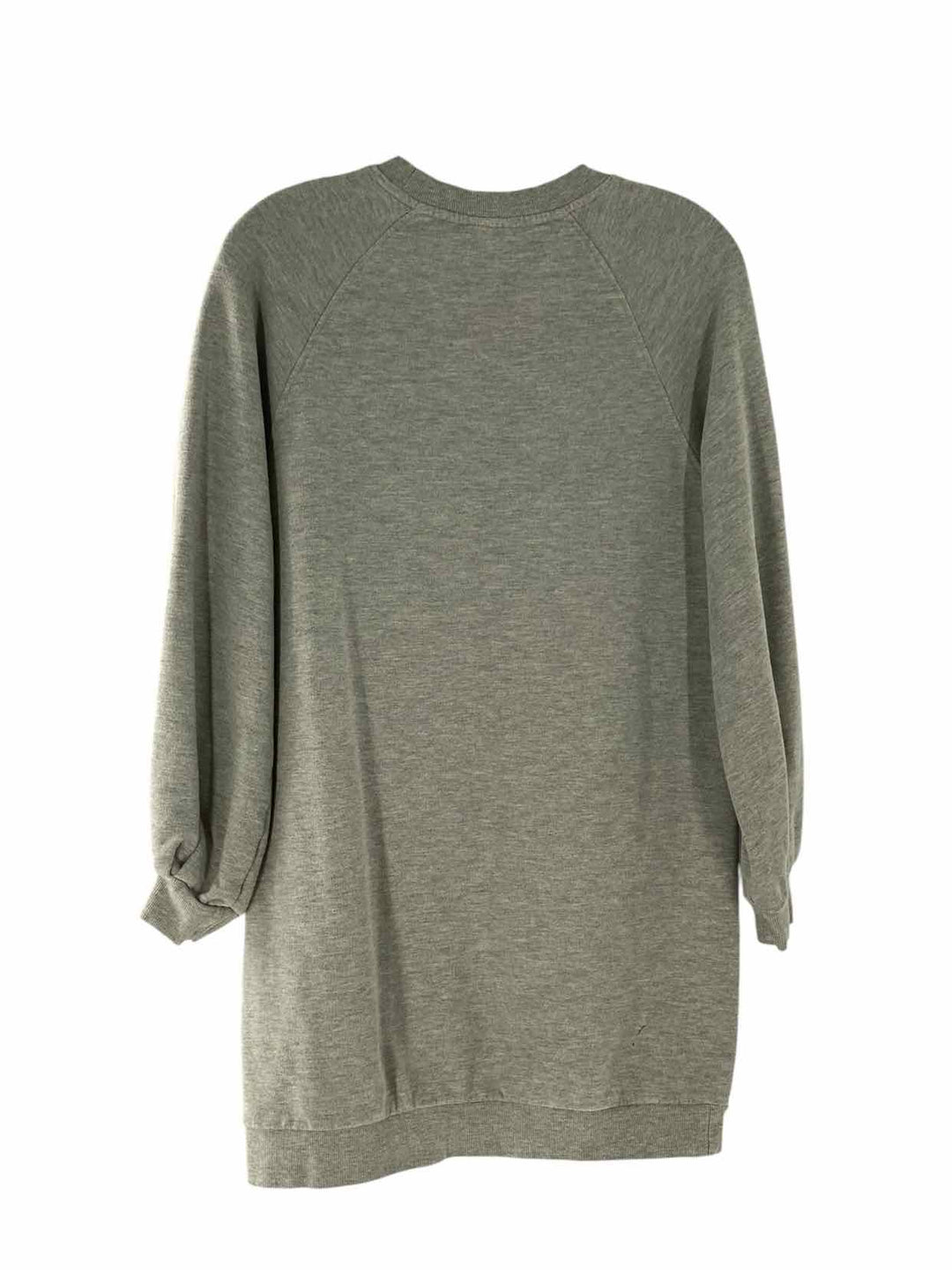 TOPSHOP Size 4 Gray Long Sleeve Shirts