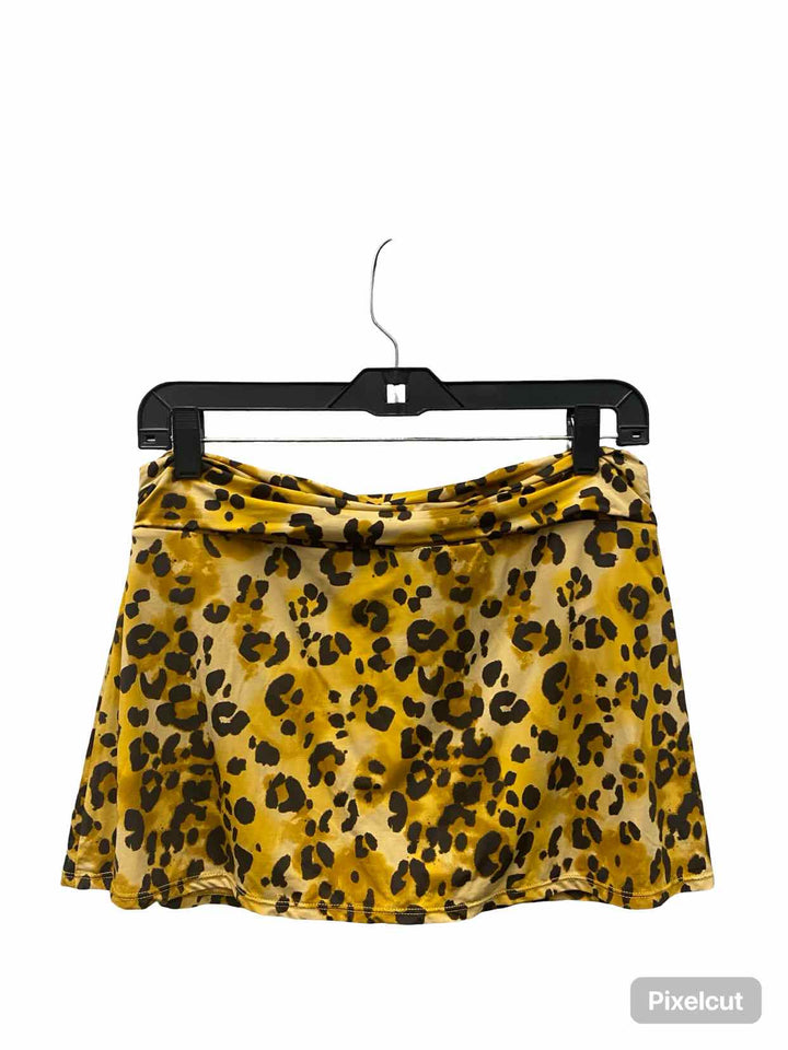 Garnet Hill Size 10 Brown Cheetah Swimsuit Bottom