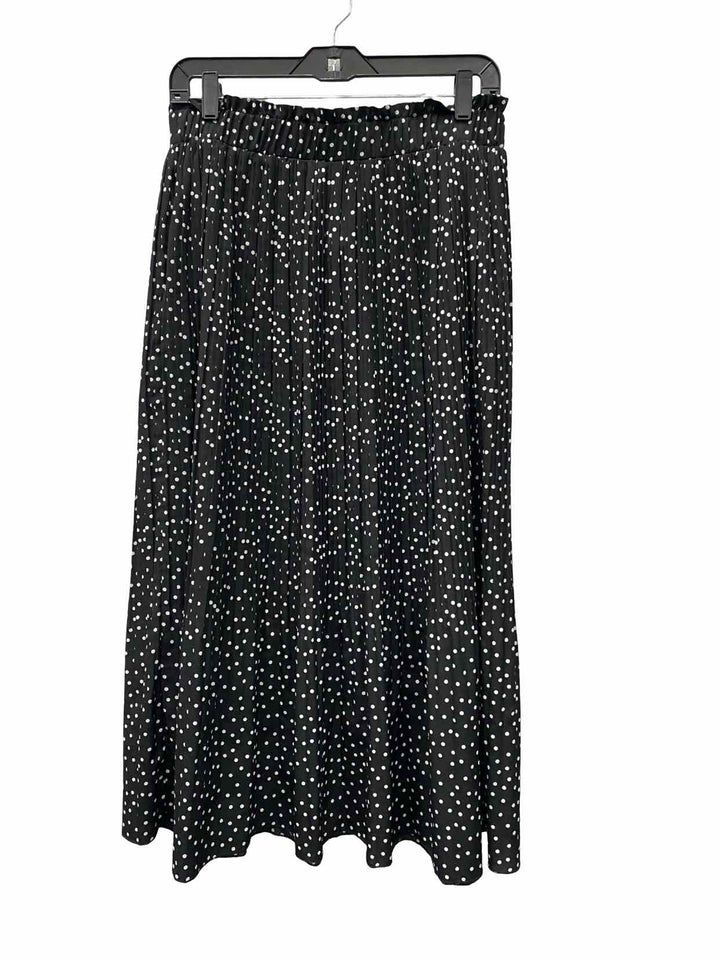 Exlura Size XL Black White Poka dot Skirt