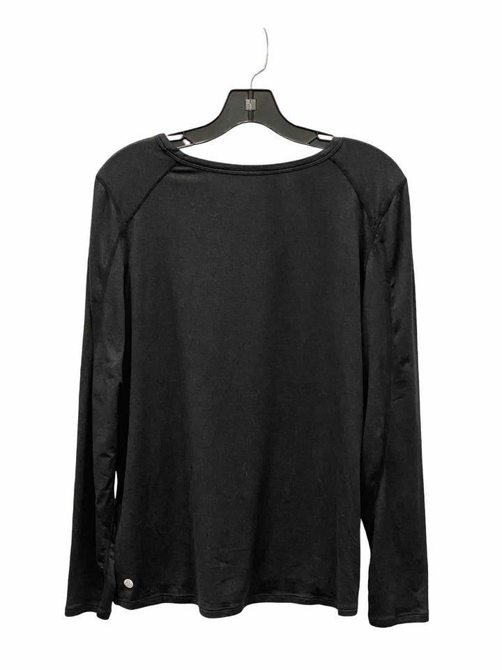 Zella Size L Charcoal Athletic Long Sleeve