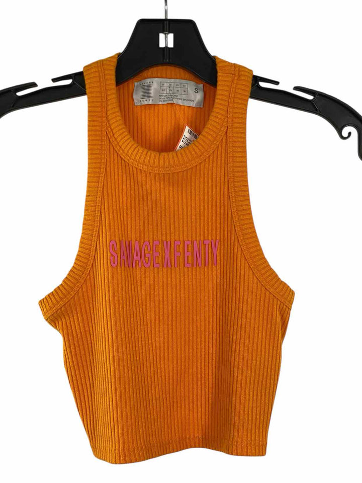 Savage X Fenty Size S Orange Tank Top