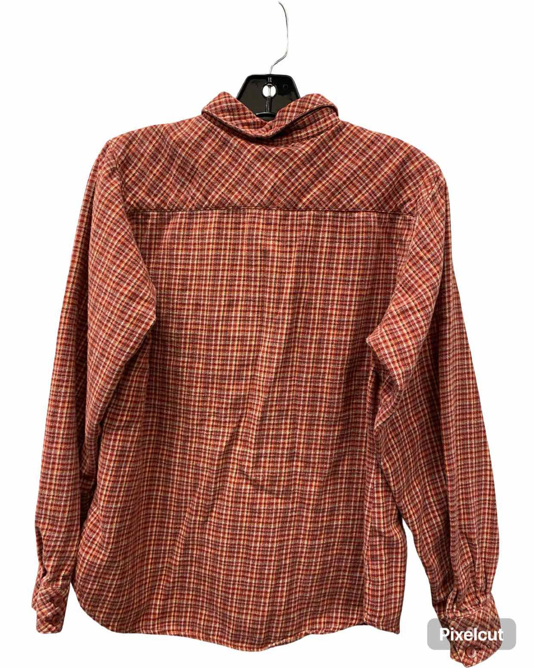 Woolrich Size M Red Plaid 100% cotton Long Sleeve Shirts