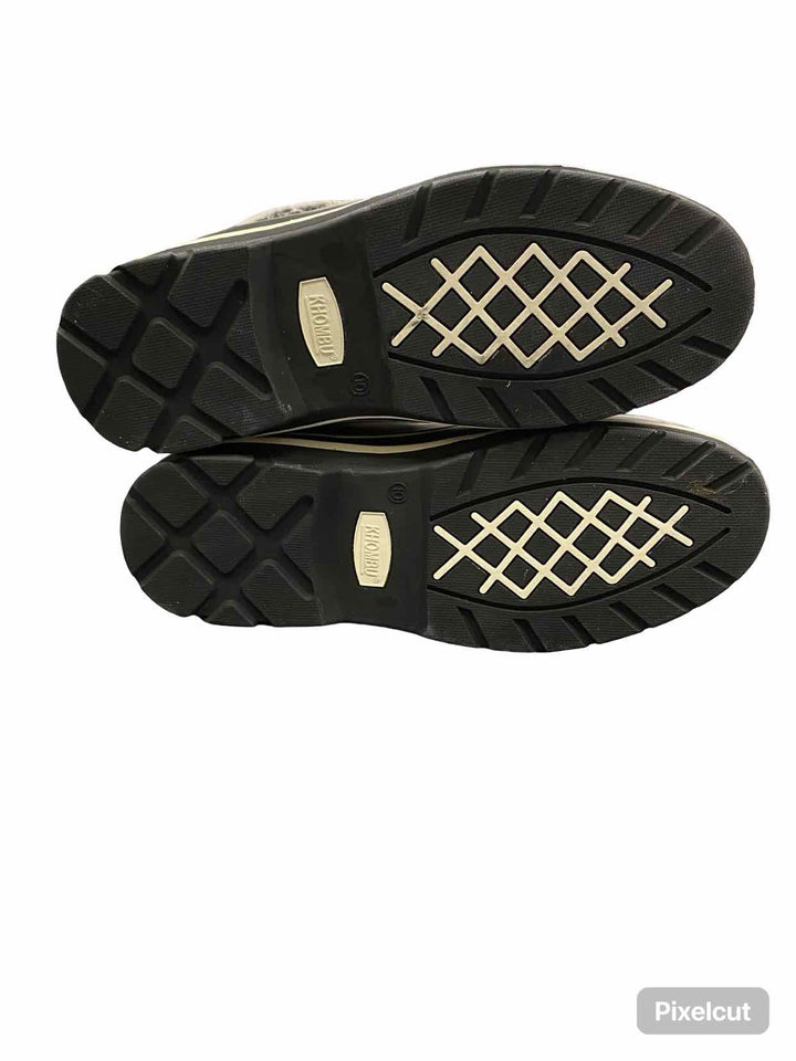 Khombu Shoe Size 10 Cream Black NWOT Boots(knee)