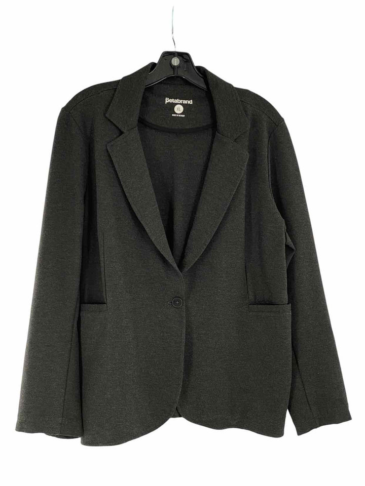 Betabrand Size XL Dark Grey Jacket