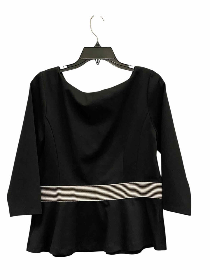 Ann Taylor Size L Black Long Sleeve Shirts