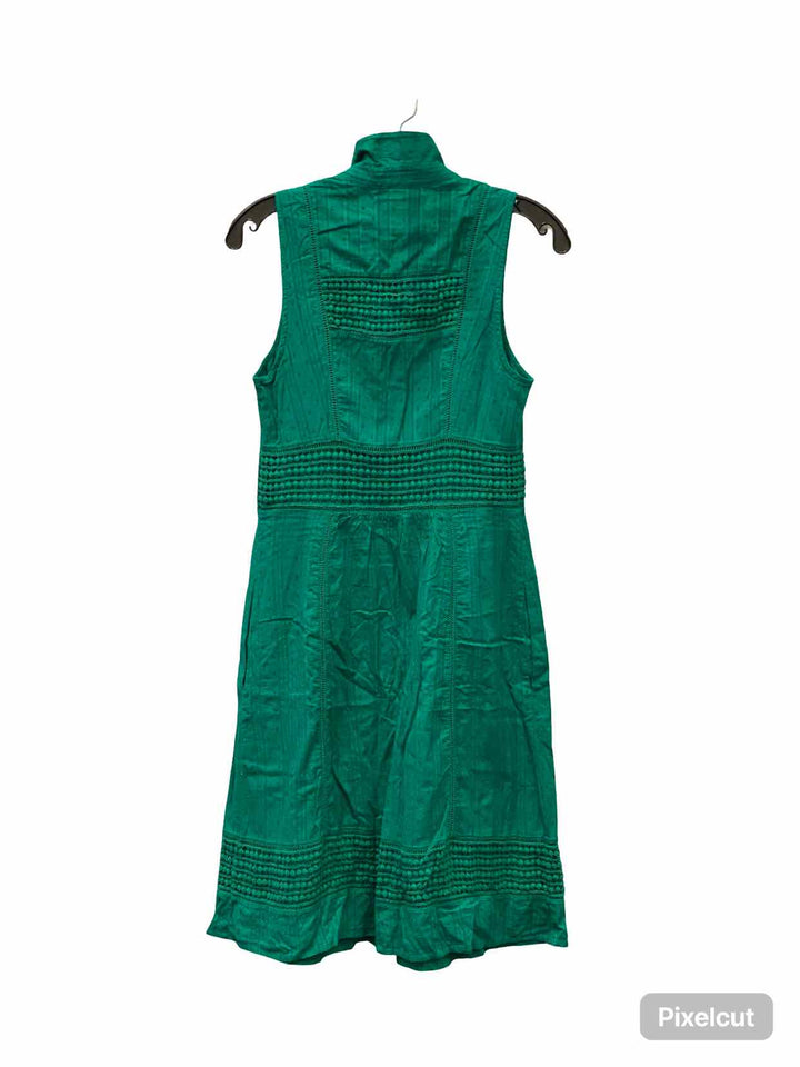 Maeve Size S Green 100% cotton Dress