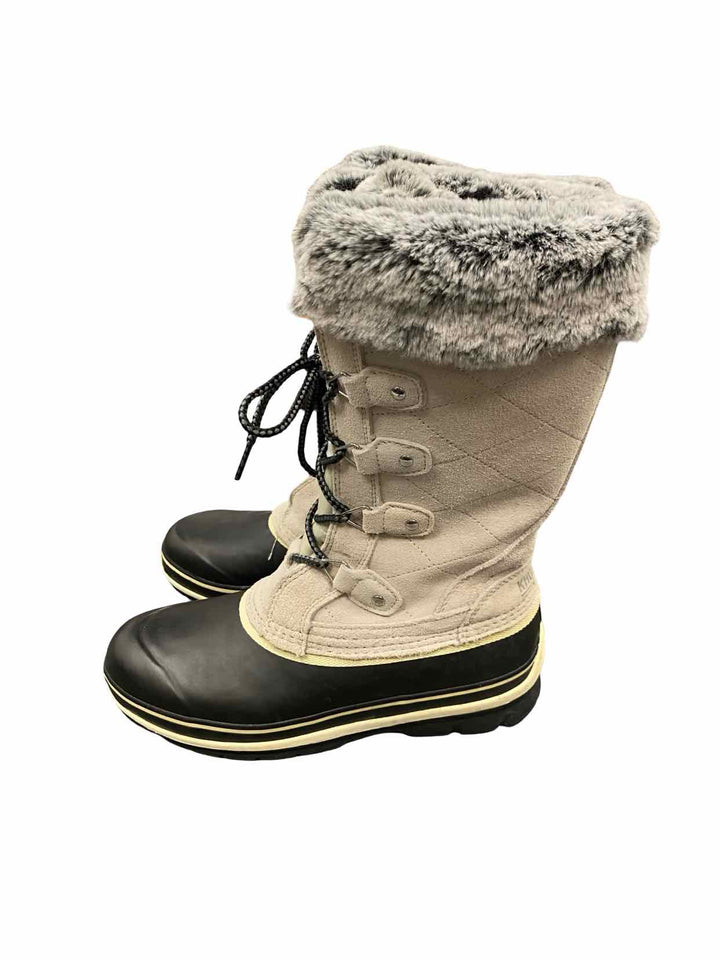 Khombu Shoe Size 7 Grey Suede Emily Boots(knee)