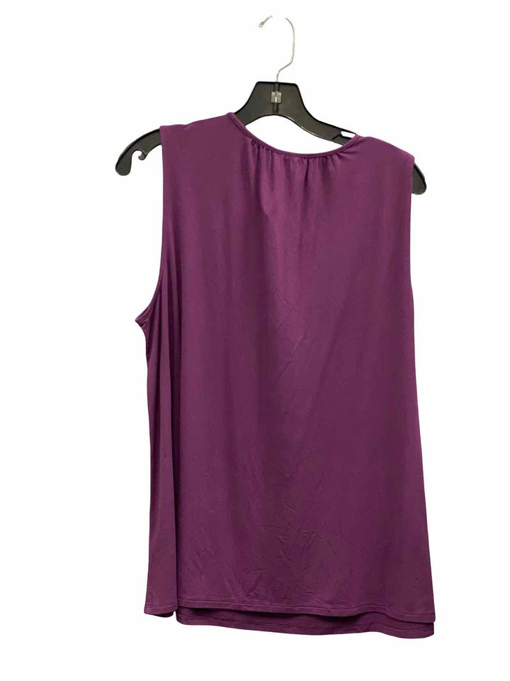 J Jill Size XL Purple Tank Top