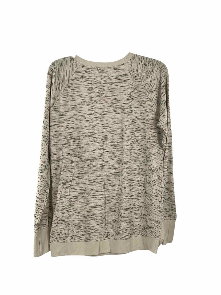 Threads 4 Thought Size S White Gray Heather Long Sleeve Shirts