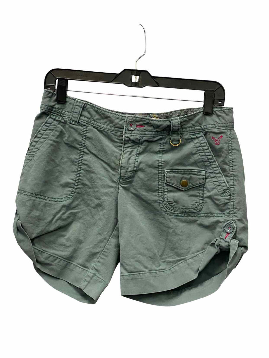 American Eagle Size 6 Green Shorts