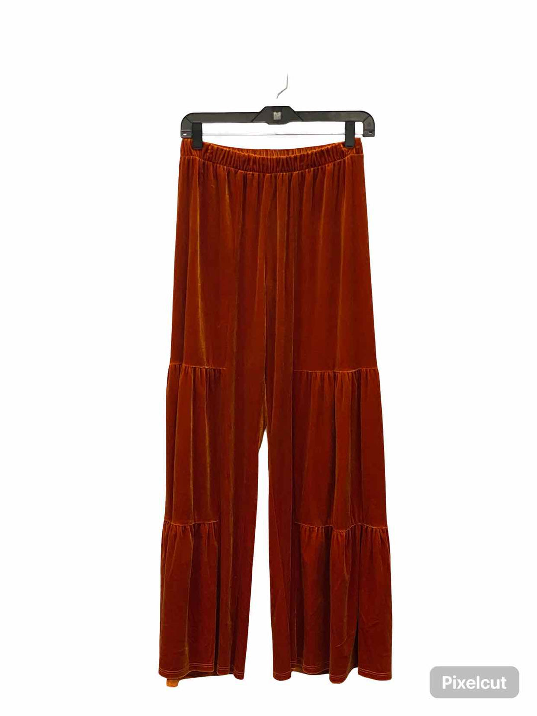 Shyine Designs Size S Orange Velvet Pants