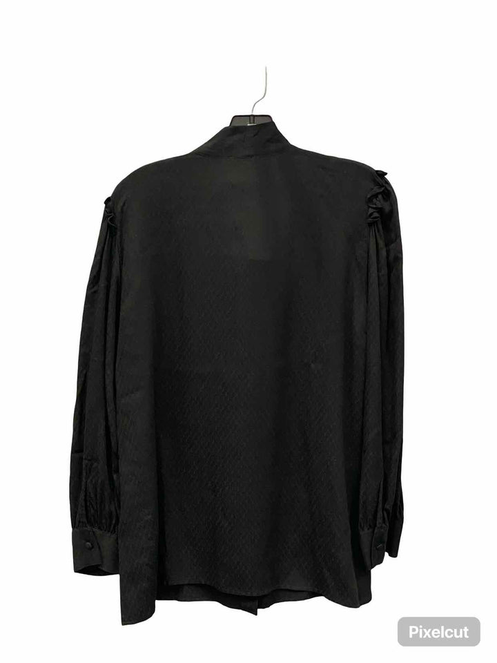 GWYN G. by Goop Size 12 Black Long Sleeve Shirts