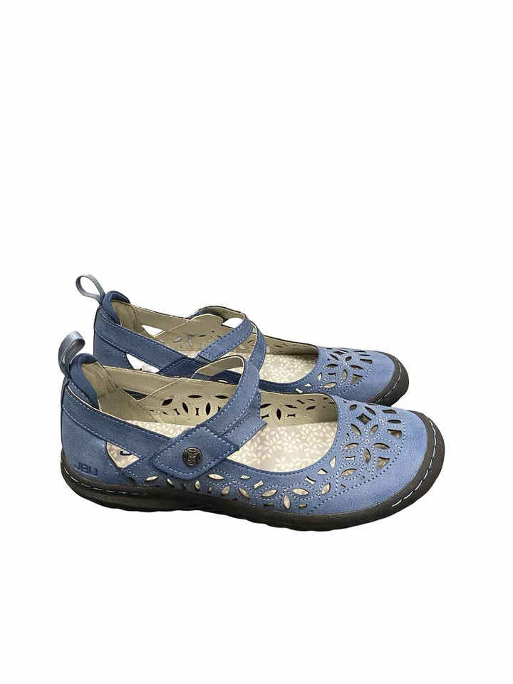 JBU Shoe Size 8 Blue Manmade Bellerose Encore Mary Jane Flats