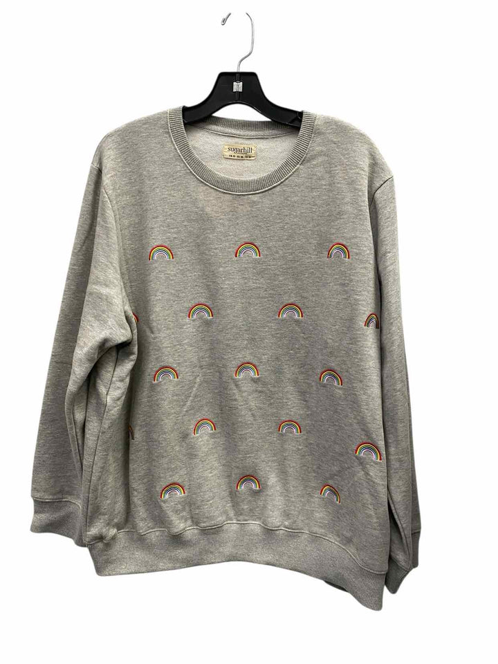 Sugarhill Brighton Size 18 Grey Long Sleeve Shirts