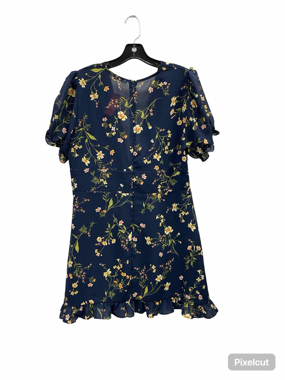 Cupshe Size XL Blue Floral Dress